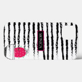 モノグラムピンクサボテン Case-Mate iPhoneケース (裏面 (横))