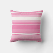 モノグラムピンクストライプ色 クッション (裏面)