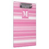モノグラムピンクストライプ色 クリップボード (右)