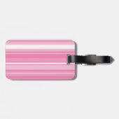 モノグラムピンクストライプ色 ラゲッジタグ (裏面横)