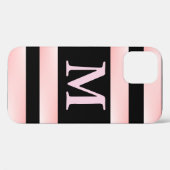 モノグラムピンクストライプ Case-Mate iPhoneケース (裏面 (横))