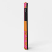 モノグラムピンクバスケットボール Case-Mate iPhoneケース (裏面/左)