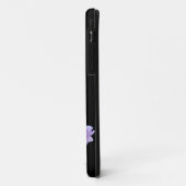 モノグラムピンクパープルピーニーシックレトロタイポグラフィ Case-Mate iPhoneケース (裏面/左)