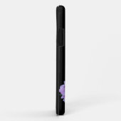 モノグラムピンクパープルピーニーシックレトロタイポグラフィ Case-Mate iPhoneケース (裏面/右)