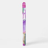 モノグラムピンクフローラ iPhoneケース (左側面)