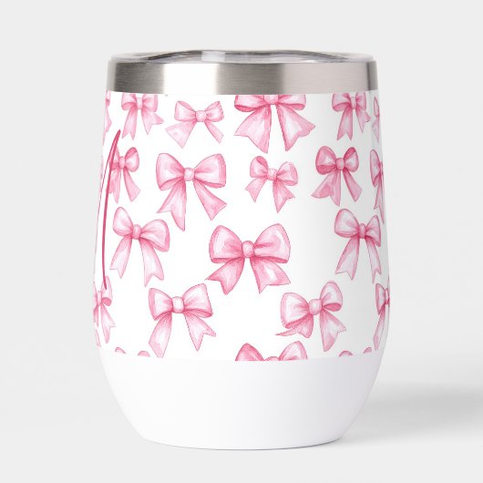 モノグラムピンクボウコケットエステティック名門私立校風のトレンディー (背面)