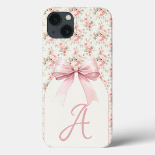 モノグラムピンクボウコケット iPhone 13ケース