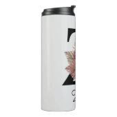 モノグラムピンクボホガーリーフローライニシャルZ タンブラー (回転左)