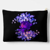 モノグラムピンクローズエレガントカスタム アクセサリーポーチ (裏面)