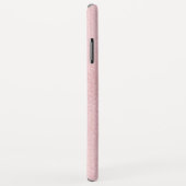 モノグラムピンクローズ金ゴールドフェイクレザー Case-Mate iPhoneケース (裏面/右)