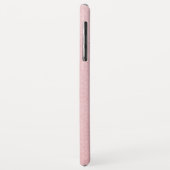 モノグラムピンクローズ金ゴールドフェイクレザー Case-Mate iPhoneケース (裏面/左)