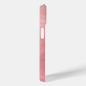 モノグラムピンクローズ金ゴールド水彩画グラデーション型 Case-Mate iPhoneケース (裏面 / 右)