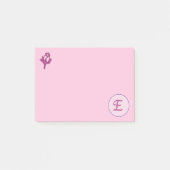 モノグラムピンクローズE ポストイット (正面)