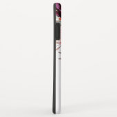 モノグラムピンク水色フローラiPhone XS Maxケース Case-Mate iPhoneケース (裏面/右)