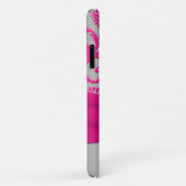 モノグラムピンク、シルバーダマスクiPhone 11ケース Case-Mate iPhoneケース (裏面/右)