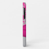 モノグラムピンク、シルバーダマスクiPhone 11ケース Case-Mate iPhoneケース (裏面/左)