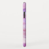 モノグラムピンク&パープルウォーターカラー抽象芸術銀河系 Case-Mate iPhoneケース (裏面/右)