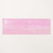 モノグラムピンク ヨガマット (正面(横))