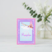 モノグラムピンク、紫のおとぎ話エンクロージャカード エンクロージャーカード (スタンド正面)