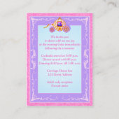 モノグラムピンク、紫のおとぎ話エンクロージャカード エンクロージャーカード (裏面)