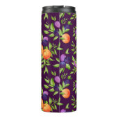 モノグラムピーチプラムパープルキュート果実植物園 タンブラー (裏面)