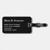 モノグラムピートモンドリアン、コンポジションii ラゲッジタグ (裏面横)