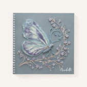 モノグラムファイバーアートバタフライ ノートブック (正面)