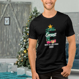 モノグラムファミリークリスマスネームイニシャル トライブレンドＴシャツ