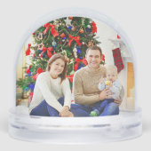 モノグラムファミリークリスマス〔雄ジカの〕枝角サンタハット写真 (裏面)