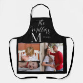 モノグラムファミリーフォトコラージュ エプロン (正面)