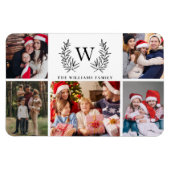 モノグラムファミリーフォトコラージュ マグネット (横)