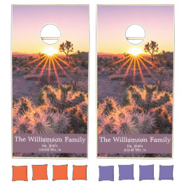 モノグラムファミリー名カボスジョシュアツリーサンセット