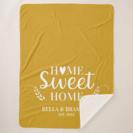 モノグラムファミリー名シェルパブランケット シェルパブランケット