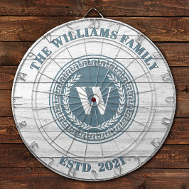 モノグラムファミリー名ヴィンテージクレスト ダーツボード