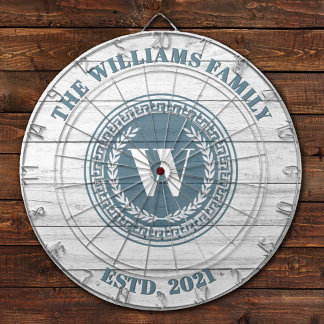 モノグラムファミリー名ヴィンテージクレスト ダーツボード