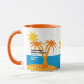 モノグラムファミリー懇親会サマーバケーション マグカップ (左)