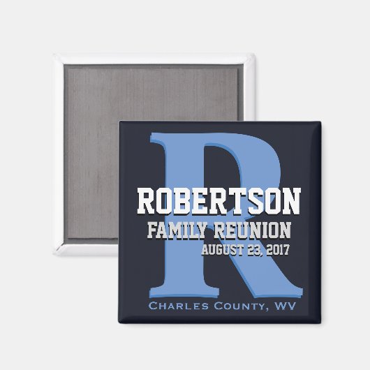 モノグラムファミリー懇親会 マグネット (正面/裏面)