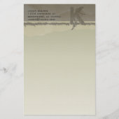 モノグラムファンキートープ文房具 便箋 (正面)