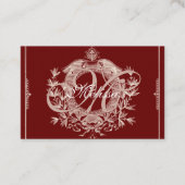 モノグラムファンシーバフランスのルガンディヴィンテージブティック 名刺 (正面)