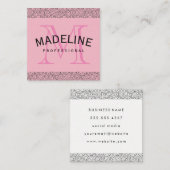 モノグラムファンシーパターン スクエア名刺 (正面/裏面)