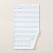 モノグラムファンシーピンクローズブルーベリータオルセット バスタオルセット (ハンドタオル)