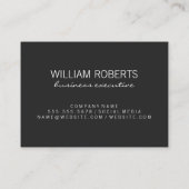 モノグラムファンシーピンストライプ 名刺 (裏面)