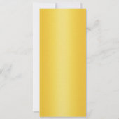 モノグラムファンシー日付の保存(金ゴールド) セーブザデート (裏面)