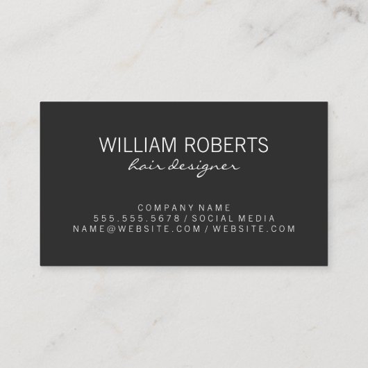 モノグラムファンシー波形 名刺 (裏面)