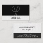 モノグラムファンシー波状サロンシアーズ 名刺 (正面/裏面)