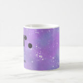 モノグラムファンタジースタイリッシュ水モダン色 コーヒーマグカップ (中央)