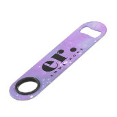 モノグラムファンタジースタイリッシュ水モダン色 スピード栓抜き (正面アングル)