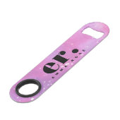 モノグラムファンタジースタイリッシュ水モダン色 スピード栓抜き (正面アングル)