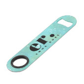 モノグラムファンタジースタイリッシュ水モダン色 スピード栓抜き (裏面アングル)