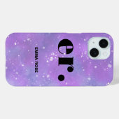 モノグラムファンタジースタイリッシュ水モダン色 Case-Mate iPhoneケース (裏面 (横))